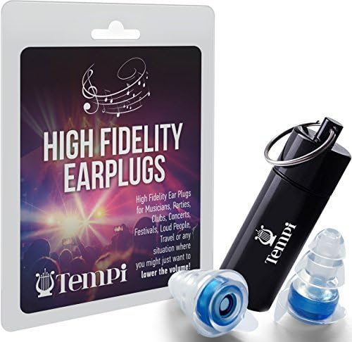 High-Fidelity Noise Filtering Earplugs for Musicians , Party , Clubs , Dancing , Loud Music to Reduce Sound , Have Fun while Protecting your Ears Today!