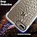 KERZZIL Compatible with iPhone 8 Plus/7 Plus Case, Hybrid Clear TPU Diamond Pattern Case Cover with Drop Protection Designed(White)