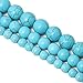 Synthetic Beads (Blue Turquoise, 8mm)