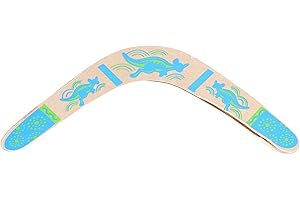 Luqeeg Professional Handmade Wooden Vshaped Boomerang, Durable and Wearresistant, Returns After Throwing, Ideal for Outdoor S
