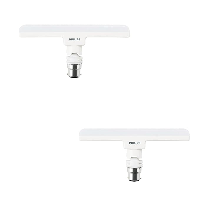 Philips T-Bulb Base B22 8-Watt LED Bulb (Pack of 2, Cool Day Light)