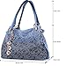 Tinksky Classic Fashion Tote Handbag Leather Shoulder Bag Perfect Large Tote Ls1193 (blue)