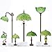 WERFACTORY Tiffany Style Table Lamp Green Stained Glass Wisteria Mother-Daughter Vase Lamp 16X16X24 Inches Desk Reading Light Decor Bedroom Living Room Home Office S523 Series