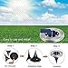 Solar Ground Lights,8 LED Disk Lights Solar Powered Waterproof Garden Pathway Outdoor in-Ground Lights with Light Sensor (Bright White 8 Packs)