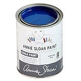 CHALK PAINT (R) by Annie Sloan – Decorative paint for furniture, cabinets, floors, home decor, and accessories – Water-based – Non-toxic – Matte finish (Quart - 32oz, Napoleonic Blue)