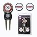Team Golf NFL Kansas City Chiefs Divot Tool Pack With 3 Golf Ball Markers Divot Tool with 3 Golf Ball Markers Pack, Markers are Removable Magnetic Double-Sided Enamel