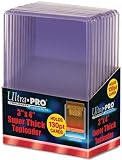 Ultra Pro 82327 3 x 4 inch Toploaders Super Thick (10 Count), Clear
