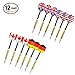 Tip Darts by DigHealth(TM), 12 pcs (4 sets), Steel Needle, National Flag Flights, Aluminum Shafts and Brass Barrels, with 4 Free PVC Dart Rods