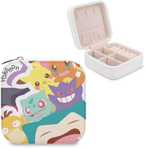 Amazon ジュエリーボックス 収納 アクセサリーケース 母の日スイーツなプレゼントピアス ネックレス 指輪 リング アクセサリー ジュエリーボックス ポケモン ピカチュウ 指輪置き ジュエリーバッグ ジュエリー収納 オンライン通販