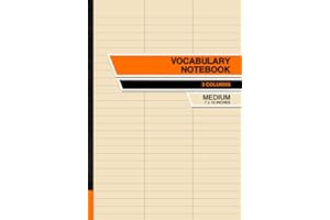 Vocabulary Notebook: Build Your Vocabulary | 3 Columns | Medium