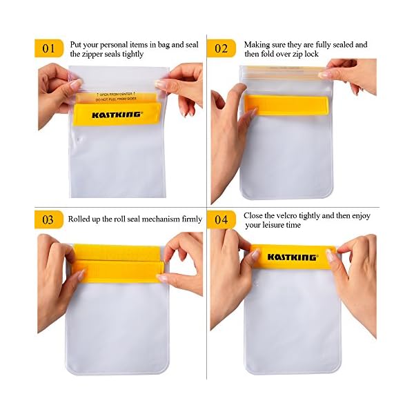 KastKing-Waterproof-Cell-Phone-Case-Dry-Bag-for-iPhone-6s-Plus-Samsung-Galaxy-S7-Note-Nexus-LG-G5Up-To-60-Diagonal-Screen-Touchable-Pouch-Neck-Strap