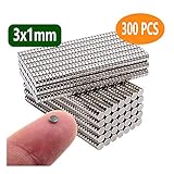 MICM magnet 3x1mm200pcs Round Magnets for Refrigertor Magnets, Magnet,Office Magnets,Art&Craft Magnets,Whiteboard Magnets,Map Magnets,Durable Mini Magnets for Multi-Use