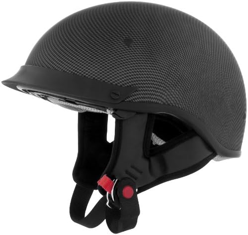 Cyber Helmets U-72 Solid Helmet , Helmet Type: Half Helmets, Helmet Category: Street, Distinct Name: Carbon, Primary Color: Black, Size: Lg, Gender: Mens/Unisex 640853