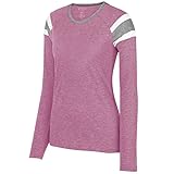 Augusta Sportswear Women’s Fanatic Tee – Long-Sleeved Polyester Shirt – 9 Colors