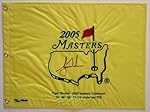 Tiger Woods Autographed 2005 Masters Pin Flag