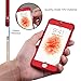 ORETECH Compatible with iPhone 6 Case, iPhone 6s Case, with [2X Tempered Glass Screen Protector] 360° Full Body Heavy Duty Shockproof Anti-Scratch Rubber Silicone Case for iPhone 6/6s 4.7 inch - Red
