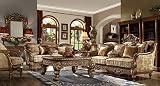 inland empire furniture massima formal wood trim sofa love seat and chair set