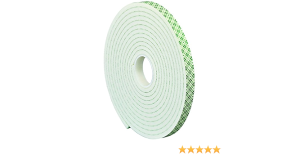 Amazon Com 3m 4004 Double Sided Foam Tape 1 2 X 5 Yds 1 4 Natural 1 Case 3m Stock Industrial Scientific