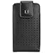 Cellet Teramo Leather Phone Holster with Belt Clip – Compatible with iPhone 16 Pro, Samsung Galaxy S25 & Similar Sized Phones – 360° Rotating Swivel Clip, Premium Leather Pouch with Magnetic Closure