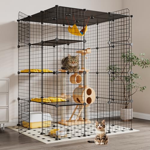 Oneluck 4-Tier Cat Cage