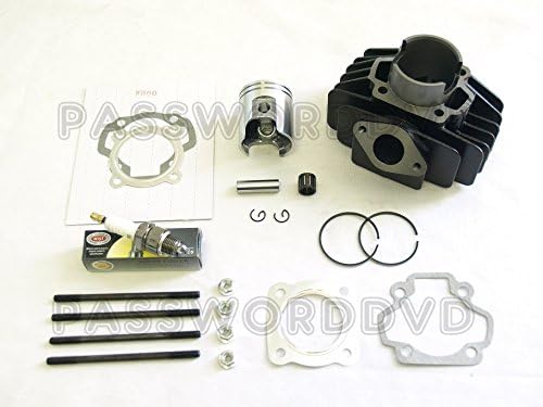 MAXFASTMAX(TM) Yamaha PW 50 Big Bore Kit Top End Set 60cc Piston Cylinder Rings 1981 - 2009 NEW P119
