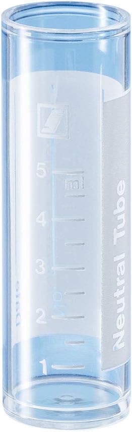 Sarstedt 7ml Test Tube with Flat Base and Print, 50x16, PS
