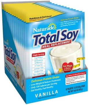 Naturade Total Soy Supplement, Vanilla,1.27 Ounce, 25 Count