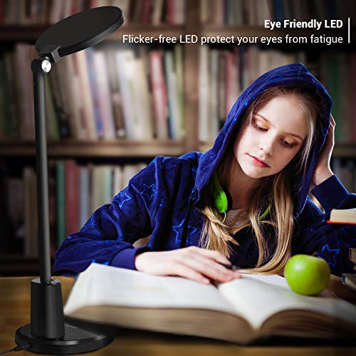 Desk Lamp, JUKSTG 64 pcs LEDs EyeCaring Table Lamps, 10 Brightness