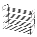 legendary-Yes 4-Tier shoe rack organizer storage bench stand for mens womens shoes closet with iron shelves holds up to 24 pairs
