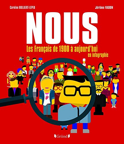 NOUS. Les Français de 1900 à aujourd'hui en infographie (French Edition) by Jérôme Vadon, Caroline Bollaert-Lepeu