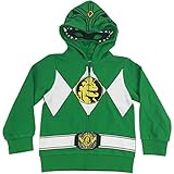 The Power Rangers Little Boys I Am Costume Zip Hoodie Green 7