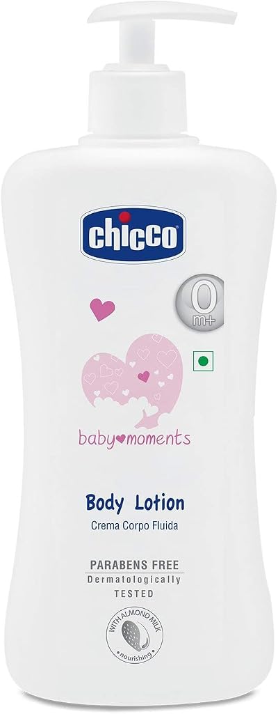 Chicco 500ml Body Lotion - Hydrating Gentle Skincare for Babies & Adults