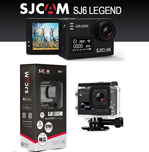 Original SJCAM SJ6 Legend Dual Screen 2″ LCD Touch Screen 2880×2160 Novatek NT96660 Sports Action Camera with Accessories