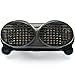 Krator LED TailLights Brake Tail Lights with Integrated Turn Signals Indicators Compatible with 1998-2008 Kawasaki Ninja ZR7S ZX6R J1/J2 G1/G2 ZX9R ZX600 ZZR600 Smoke Motorcycle