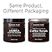 Majestic Pure Arabica Coffee Scrub - All Natural Body Scrub for Skin Care, Stretch Marks, Acne & Cellulite, Reduce the Look of Spider Veins, Eczema, Age Spots & Varicose Veins, Set Of 2