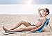 CGEAR Sand-Free Beach Lounger Chair – Patented Technology with Ultra Soft Material That Keeps You Sand and Dirt Free – Foldable and Portable