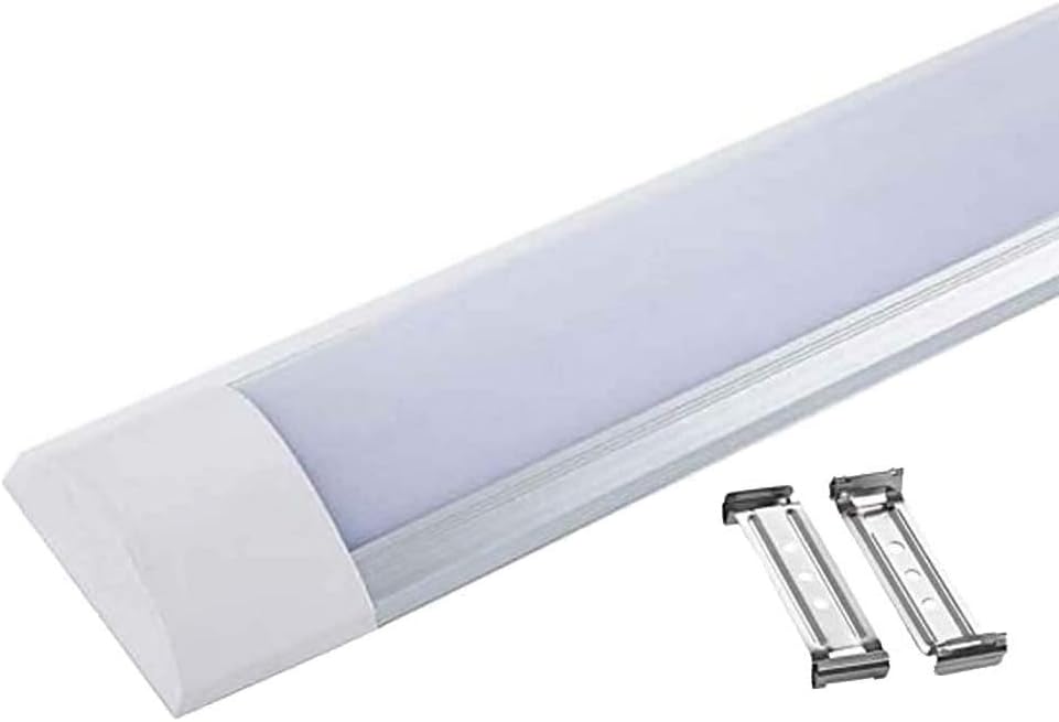 2ft 0.6m Led Slimline Linear Batten Ceiling Tube Light. Surface Mounted