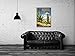 Mexico Cactus Desert White City. Vintage Travel Poster Reproduction(16.75