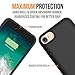 Alpatronix iPhone 8/7 Battery Case, 3200mAh Slim Portable Protective Extended Charger Cover Compatible with iPhone 8 & iPhone 7 (4.7 inch) BX180 - (Black)