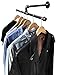 DIY CARTEL Industrial Pipe Wall Mount Clothing & Garment Rack - Hardware ONLY - Perfect for Retail Display, Organizing, Laundry (22.5 - Inch)