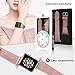 top4cus Genuine Leather iwatch Strap Replacement Band Stainless Metal Clasp, Compatible with 38mm 40mm 41mm Apple Watch Series7/SE/6/5/4 S3/2/1 and Other Edition (38mm/40mm/41mm, Sporty Pink)
