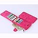 iPhone 7 Plus Case, iPhone 8 Plus Case, CaseUp 12 Card Slot - [Zipper Cash Storage] Premium Flip PU Leather Wallet Case Cover With Detachable Magnetic Hard Case - Pink