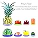 Set of 8 Silicone Food Savers Fruits and Vegetable Huggers Reusable Food Pouch Lid Storage Containers Hammock Protector for Fresh Food | Dishwasher Safe and BPA Free (Macaron Delight/Berry Delicious)