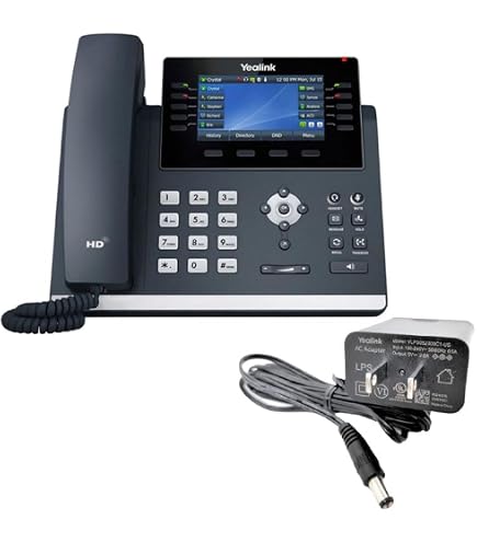 YEALINK SIP-T54W 16 LINE IP PHONE,4’3″ COLOR LCD, DUAL GIGABIT PORT, 10