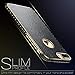 LOHASIC for iPhone 8 Plus Case, for iPhone 7 Plus Case Slim Luxury Leather Soft TPU Anti-Slip Grip Protective Cases Cover Compatible with iPhone 7/8 Plus - Carbon Fiber