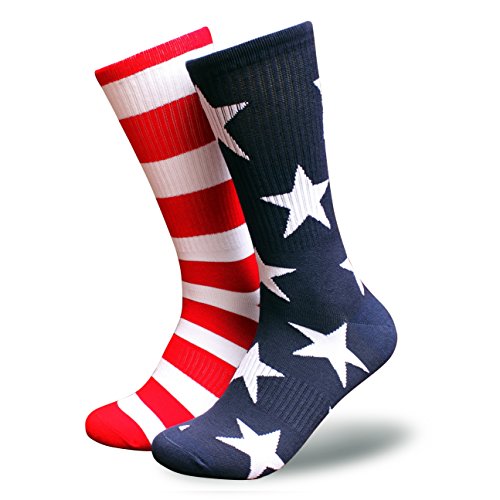 Mens American Flag Weight Lifting Sport Sock Shoe Size 610 Ropa