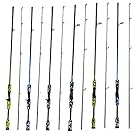 CATCH.U Fishing Rod Combos Carbon Telescopic Casting Fishing Pole Lure Rod Accessories Combo Sea Saltwater Freshwater Fishing Pole 1.7M (green Casting Rod)