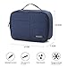 BAGSMART Electronics Travel Organizer Case Bag for Adaptors, Chargers, iphone, ipad air, ipad mini, Kindle, Blue