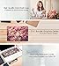 TOP CASE - MacBook Pro 15 WITH Touch Bar (2017 & 2016 Release) 2 in 1, Floral Pattern Rubberized Hard Case + Keyboard Cover for MacBook Pro 15