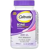 Caltrate Calcium & Vitamin D Plus Minerals, 600+D3 120 Tablets